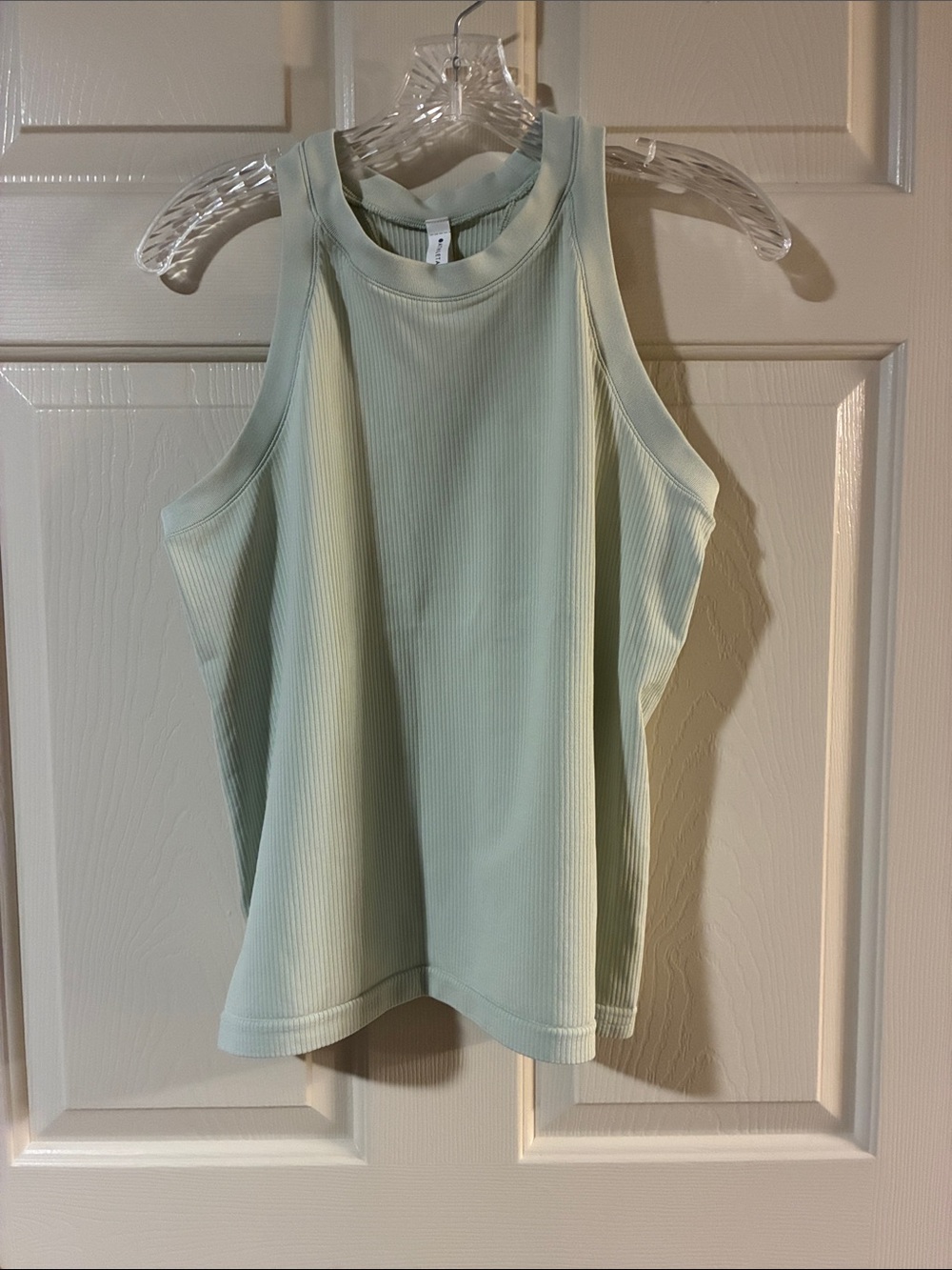 Athleta Ribbed High Neck Crop Tank